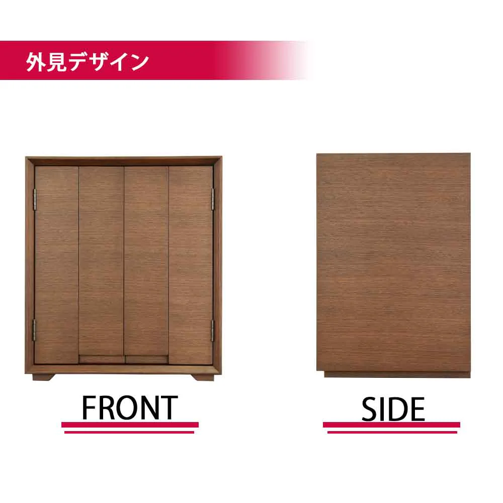 仏壇 サーマ ウォールナット 高さ48cm 仏具セットB - Image 5