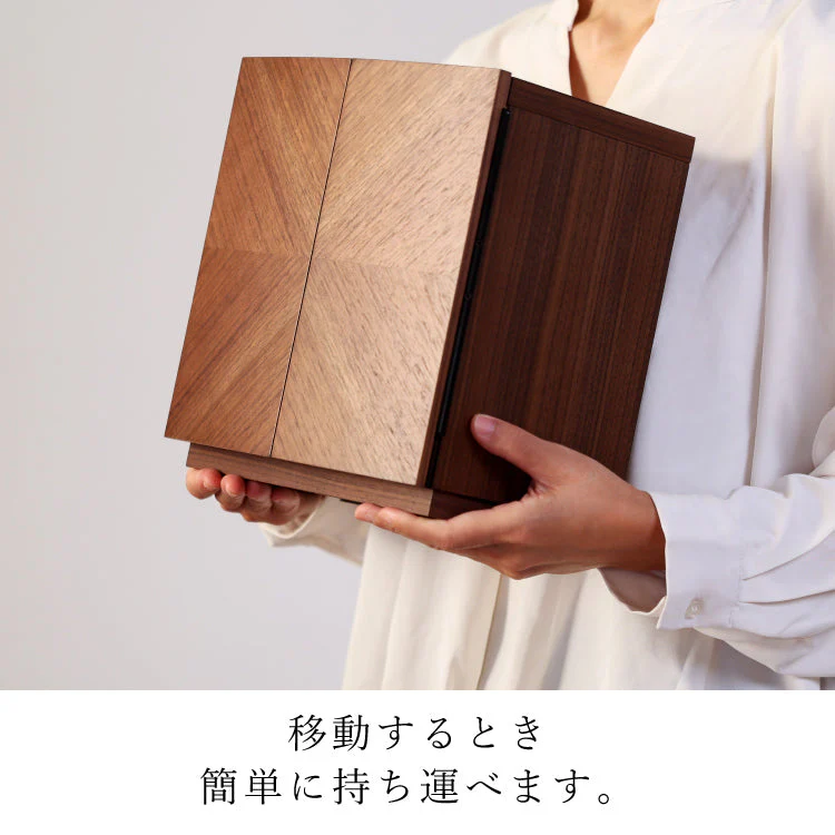 仏壇 ペタル ウォールナット 高さ24cm - Image 11