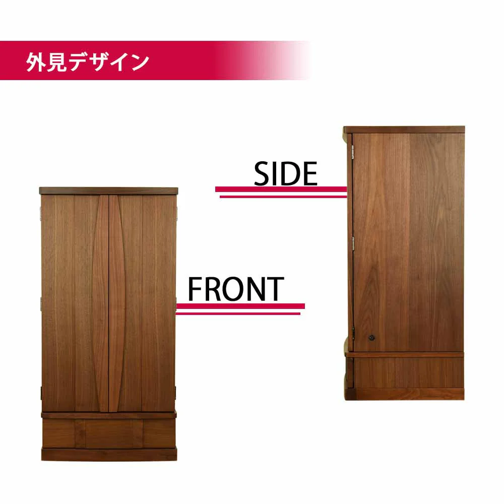 仏壇 Connect2 プラス ウォールナット 高さ100cm 仏具セットC - Image 5