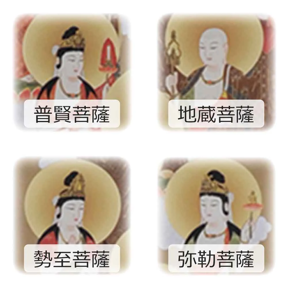 床掛軸 十三仏 平安 3尺 - Image 5