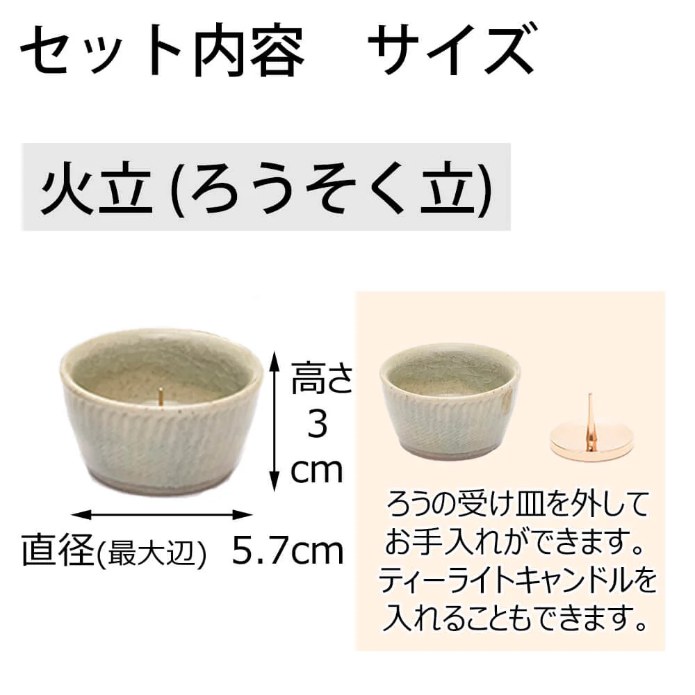 具足 ちゃのこ ヨモギ Bicolo 金セット - Image 4