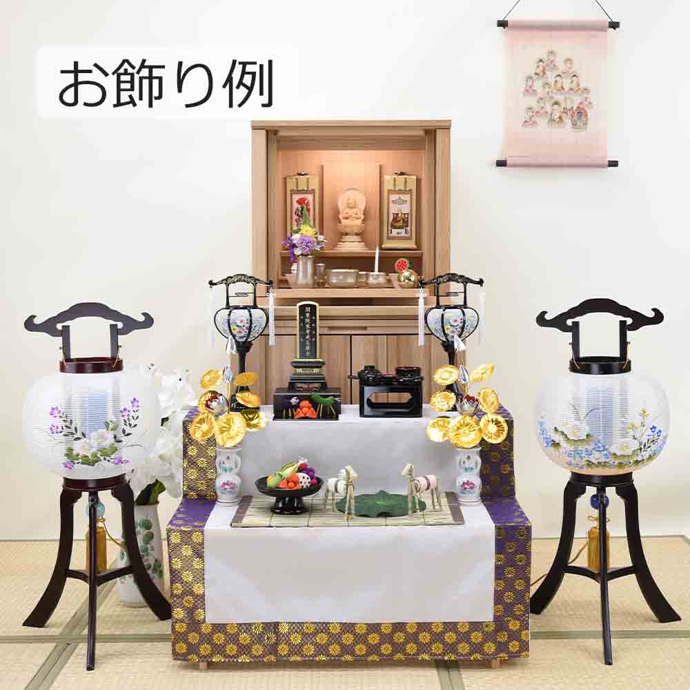 回転 桔梗芙蓉 尺 紫檀調 - Image 5
