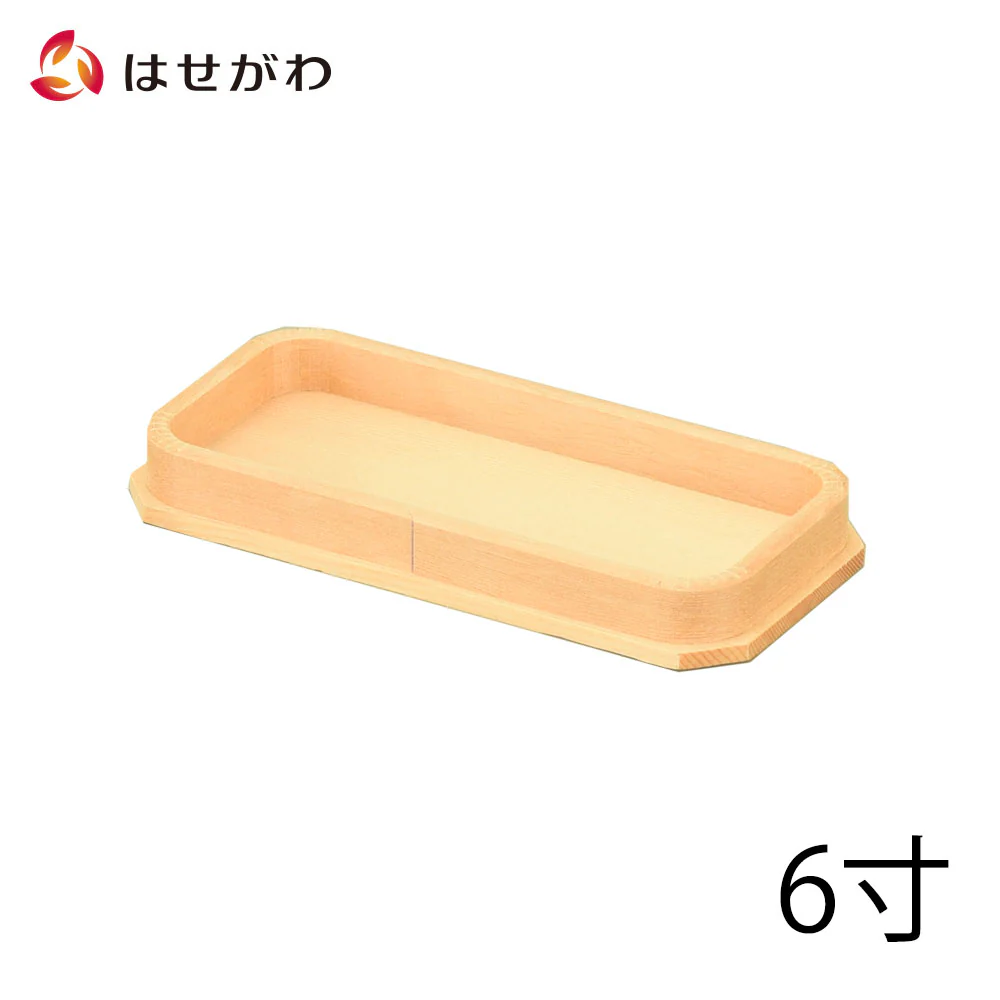 神具 長折敷 外材柾目 6.0寸