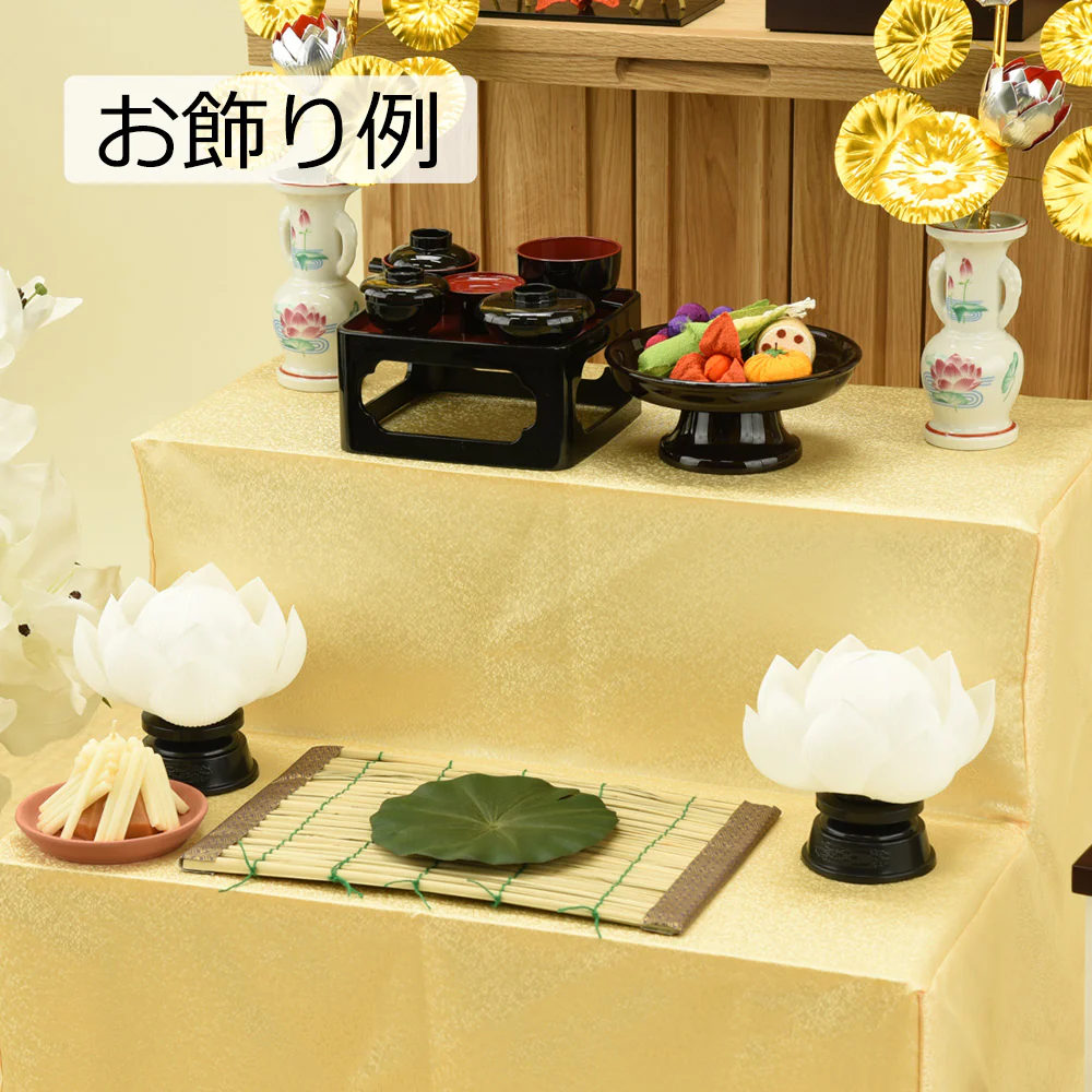 霊前灯 華蓮 総白 対 - Image 4