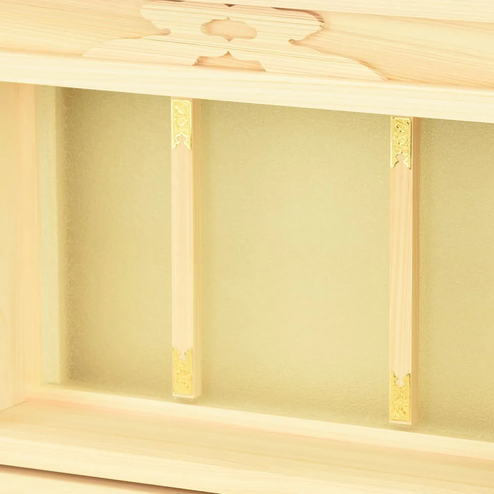 神殿 平箱宮 正面透かし 20号 神具セット - Image 3
