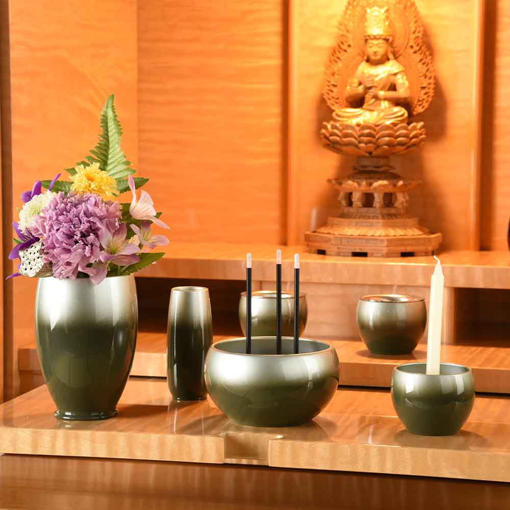 六具足 彩月 抹茶 - Image 2