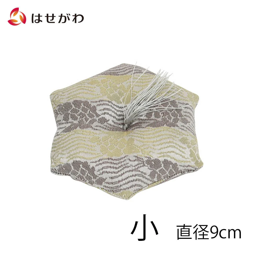 新名物裂 リン布団 小 銀ネズ 荒磯紋