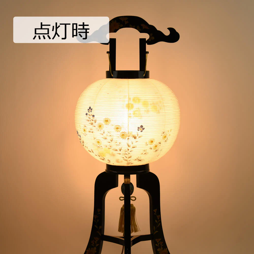 行灯 二重 本金蒔絵 11号 会津塗 - Image 9