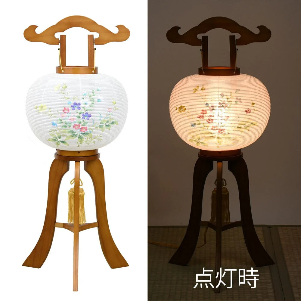 姫行灯 9号 桔梗 撫子 秋桜 2個セット - Image 5