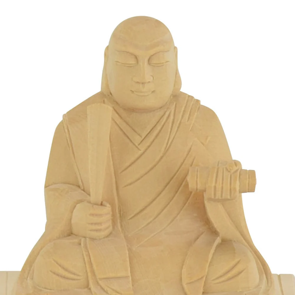 仏像 日蓮 白木 2.0寸 - Image 4