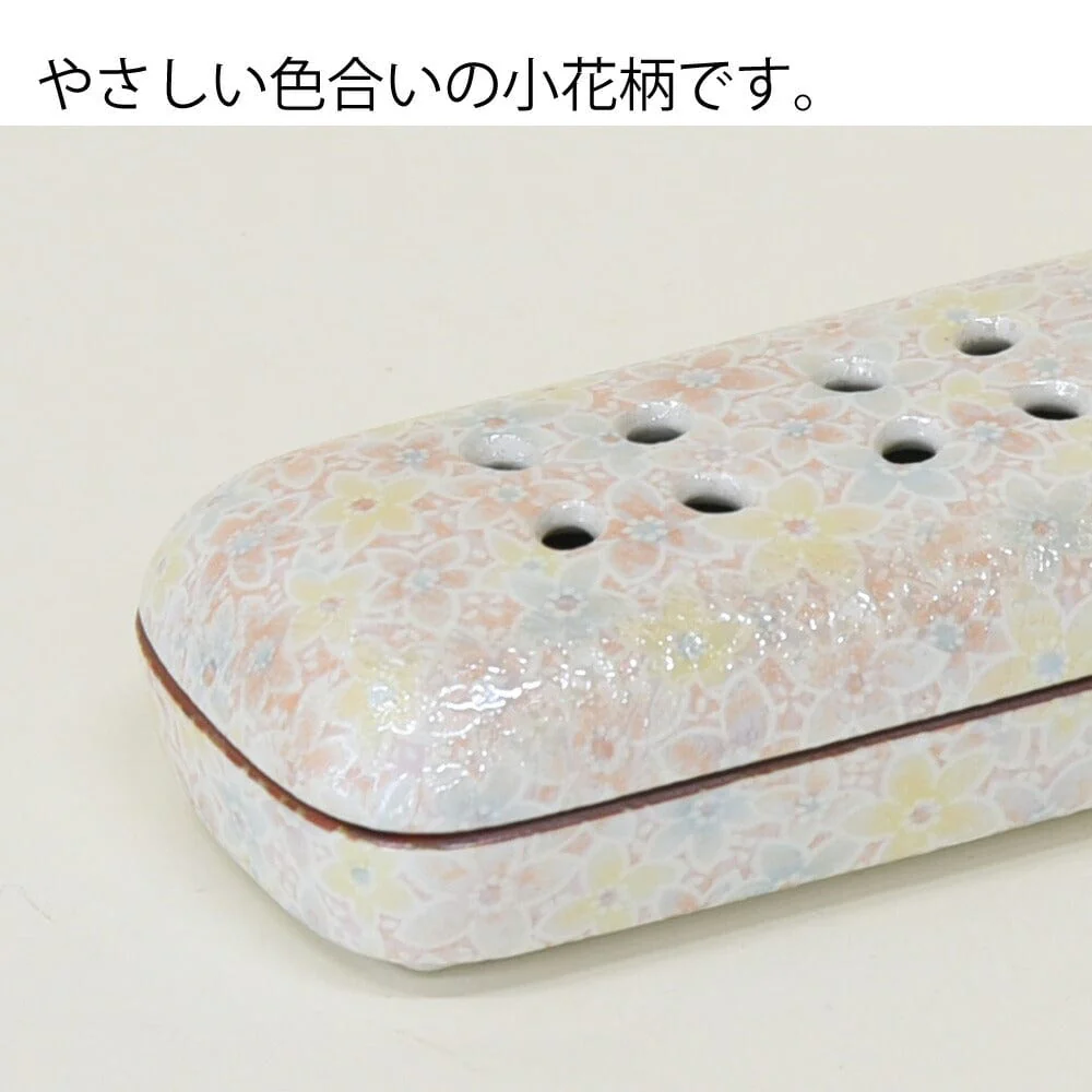 花摘 寝かせる線香皿 有田焼 大 花心 - Image 3