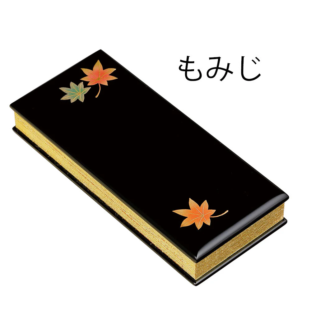 過去帳 蒔絵 黒 日付入 4.5寸 - Image 9