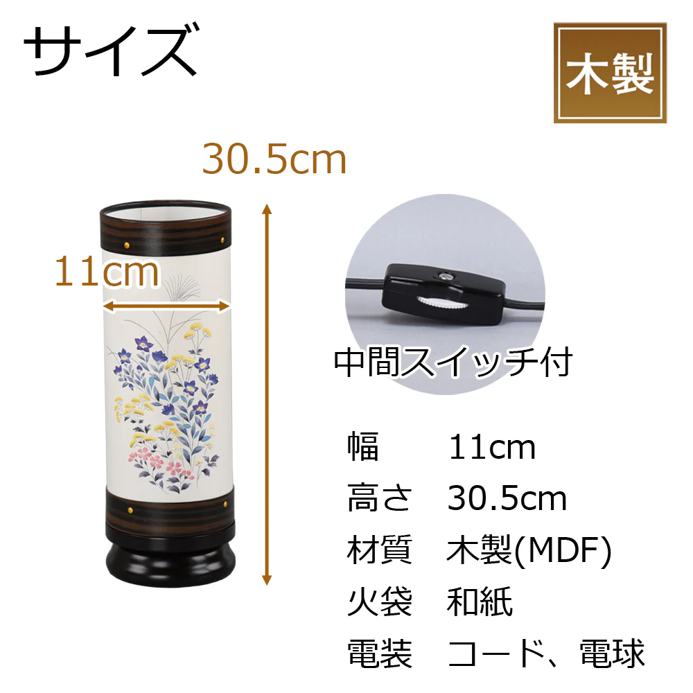 新型 長良の小路 七草 黒檀調 - Image 2