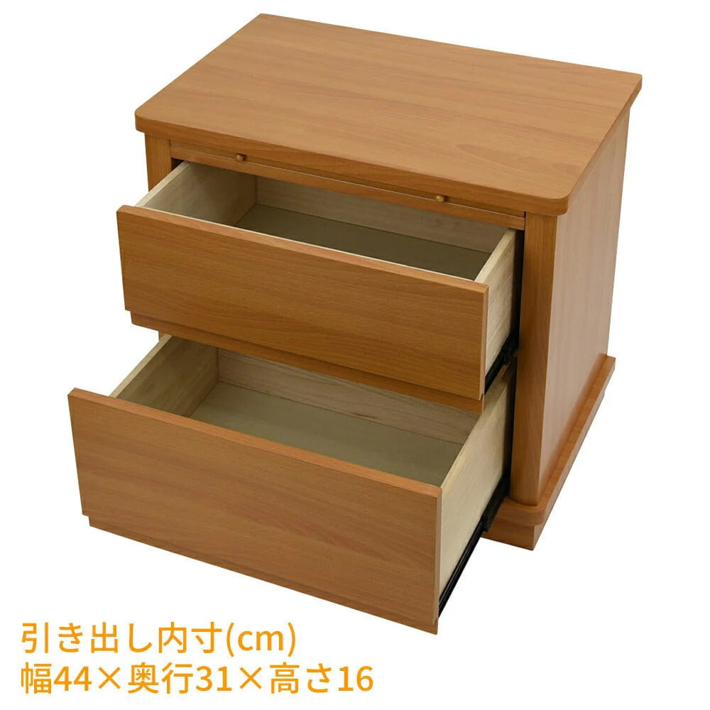 置台 ライト色 膳引 引出付 高さ56cm - Image 3