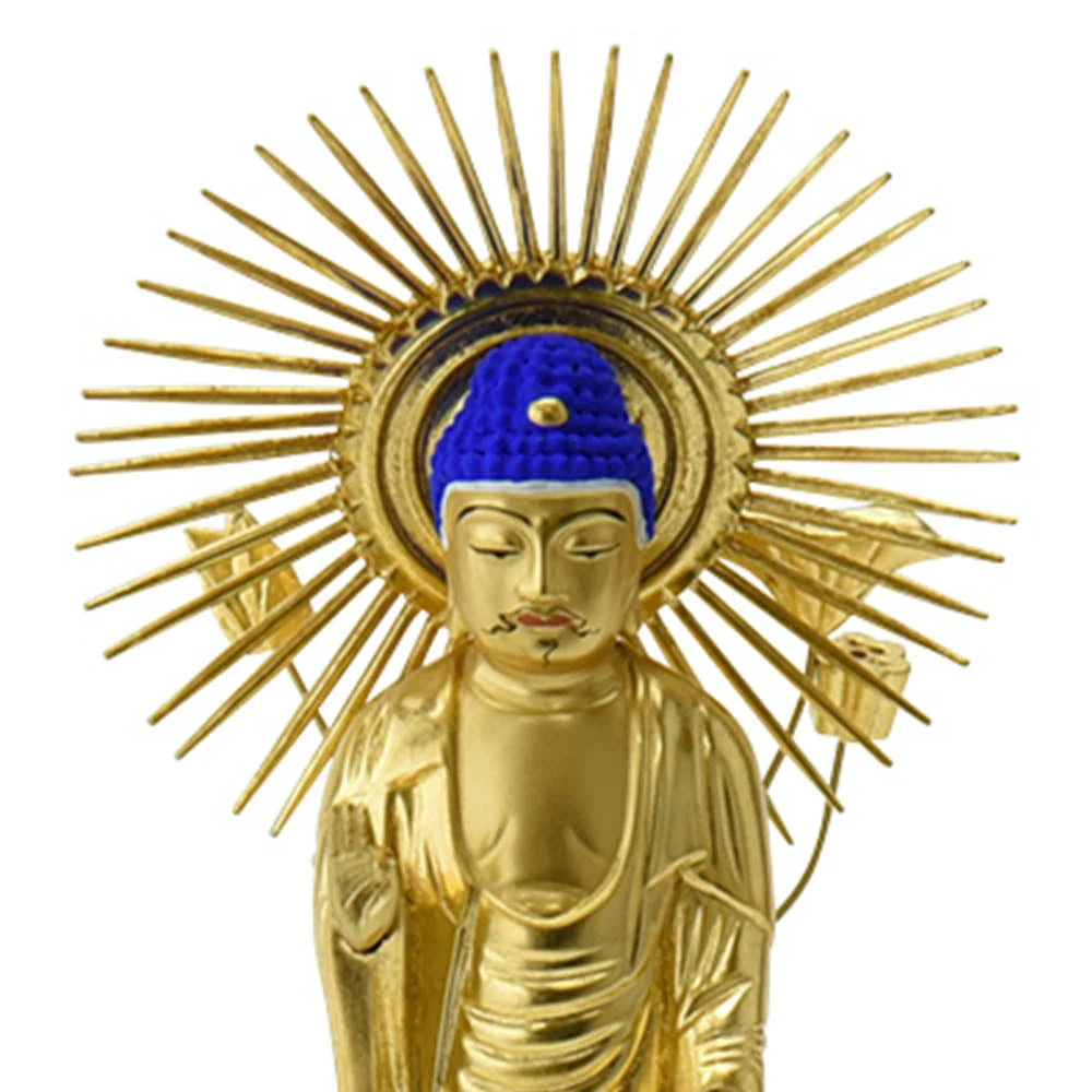 仏像 東 木製 肌粉 八角 4.0寸 - Image 4