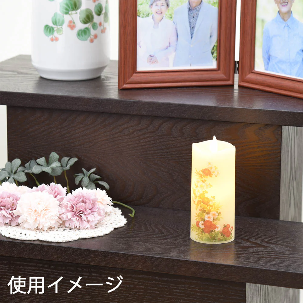 LEDローソク いろはあかり 菊花 - Image 3