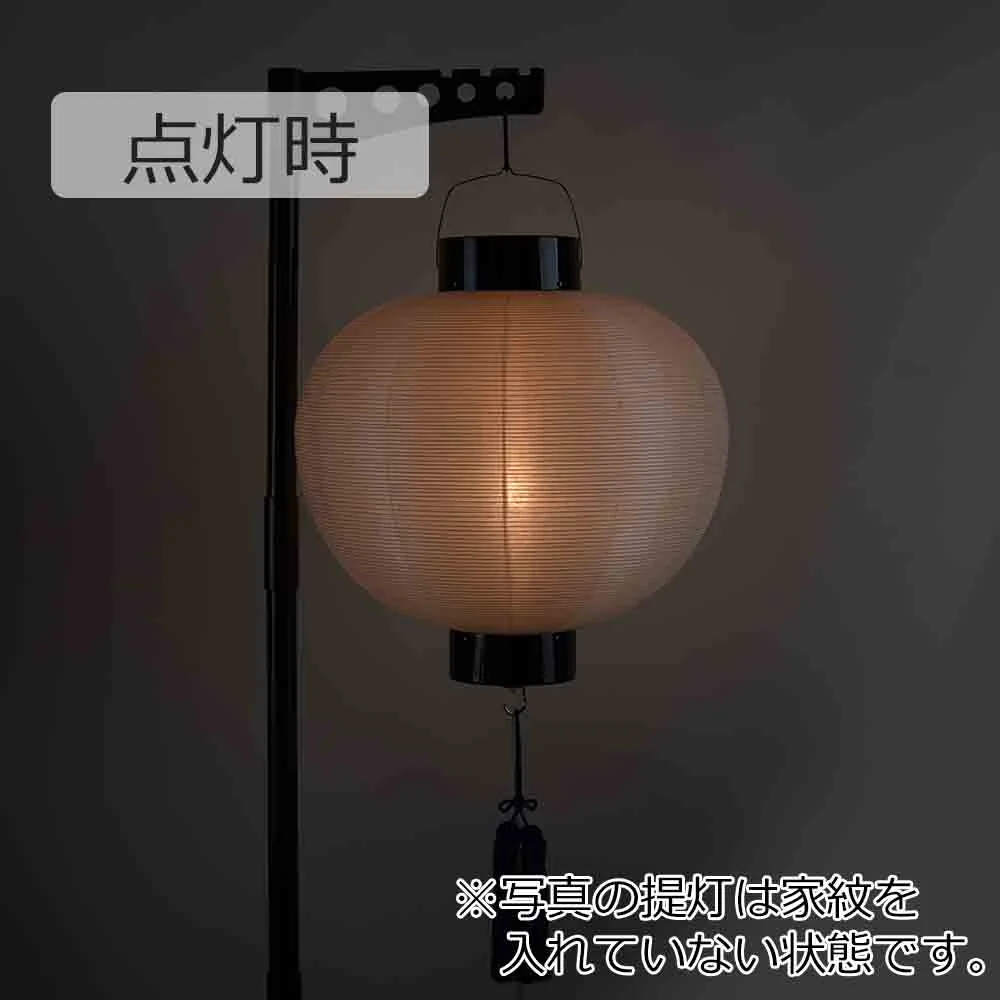 門提灯 尺五丸 二重 電池灯付 - Image 4