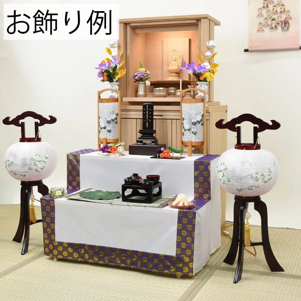 姫行灯 桜花山水 二重 対 - Image 3