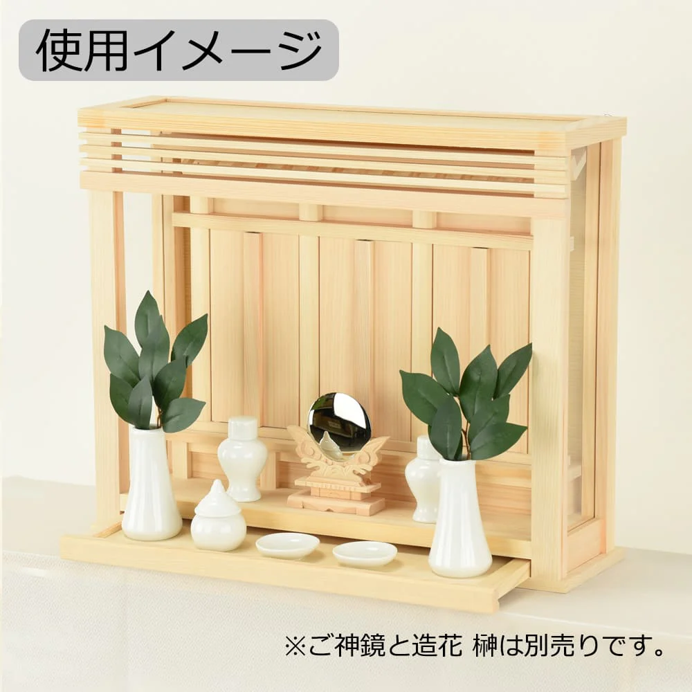 神棚 箱宮 神楽(神具セット付) - Image 12
