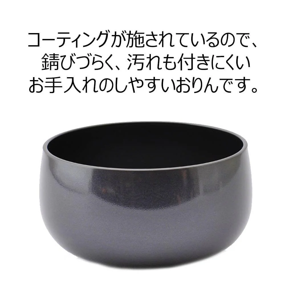 まごころリンセット 2.5寸 リン台六角黒檀色 - Image 2