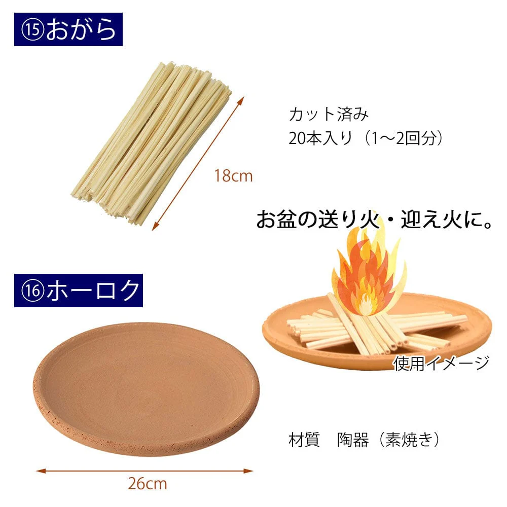【WEB限定】初盆セット 2段81cm盆棚付き 伝統型フルセット 10-D - Image 12